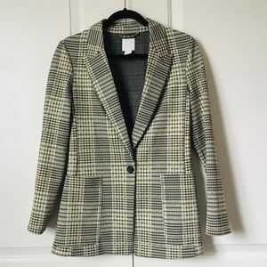 Plaid blazer